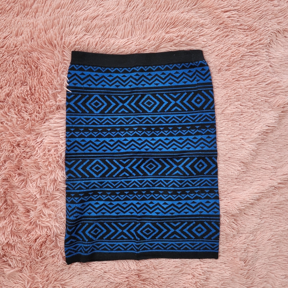 Royal blue pencil skirt